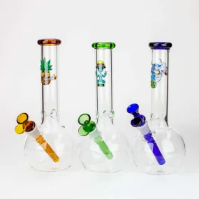 10" Glass Bubble Bong - Cartoon Design