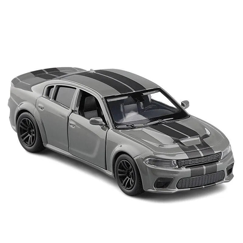 1:36 Dodge Charger SRT Hellcat Simulation Car of Model Alloy Toy Car Muscle Vehicle Children Classic Metal Cars Birthday Gifts