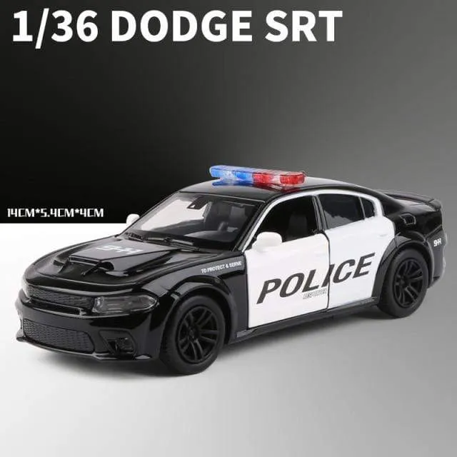 1:36 Dodge Charger SRT Hellcat Simulation Car of Model Alloy Toy Car Muscle Vehicle Children Classic Metal Cars Birthday Gifts