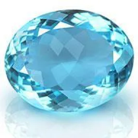 5x7MM Oval Blue Topaz