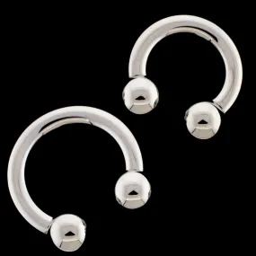 6G Titanium Horseshoe - Internally Threaded