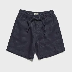 Academy Rookie - Riviera Linen Short - navy