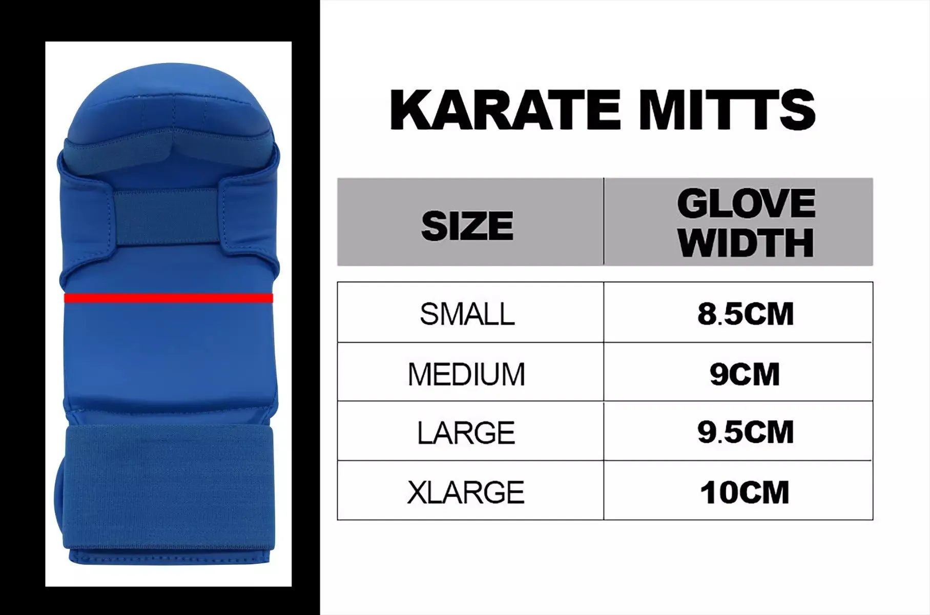 adidas Karate Mitts Without Thumb WKF Competition Gloves