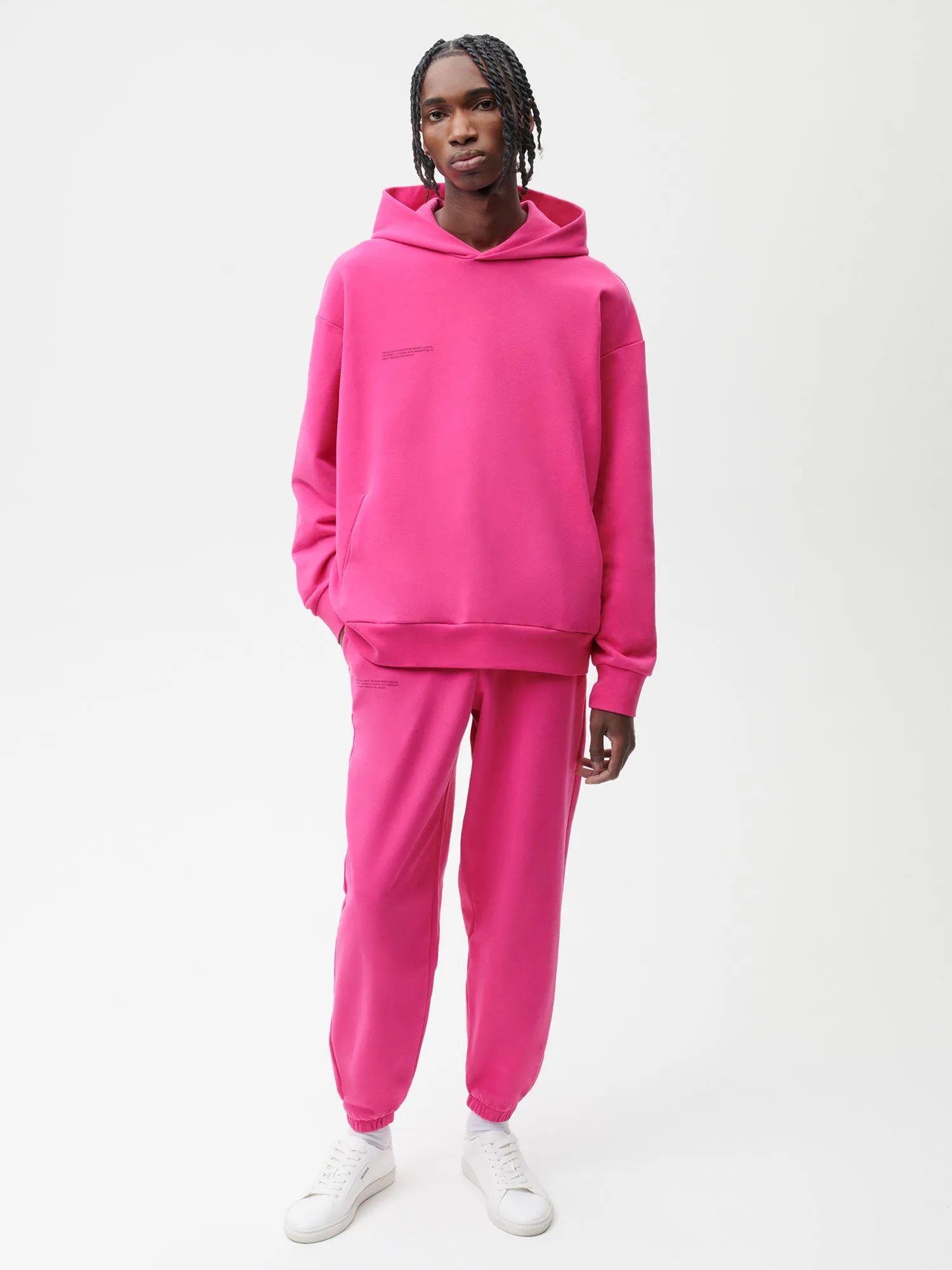 Archive 365 Midweight Track Pants—tourmaline pink