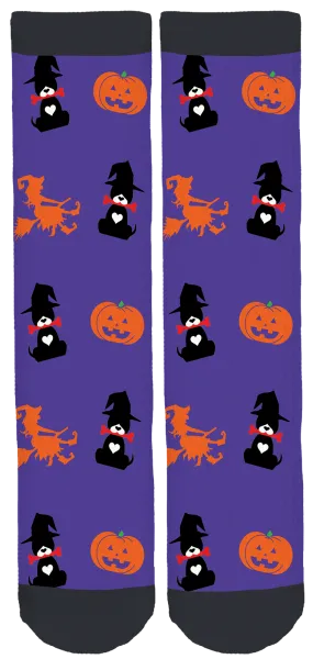 Barks of Love Animal Rescue Halloween Crew Socks