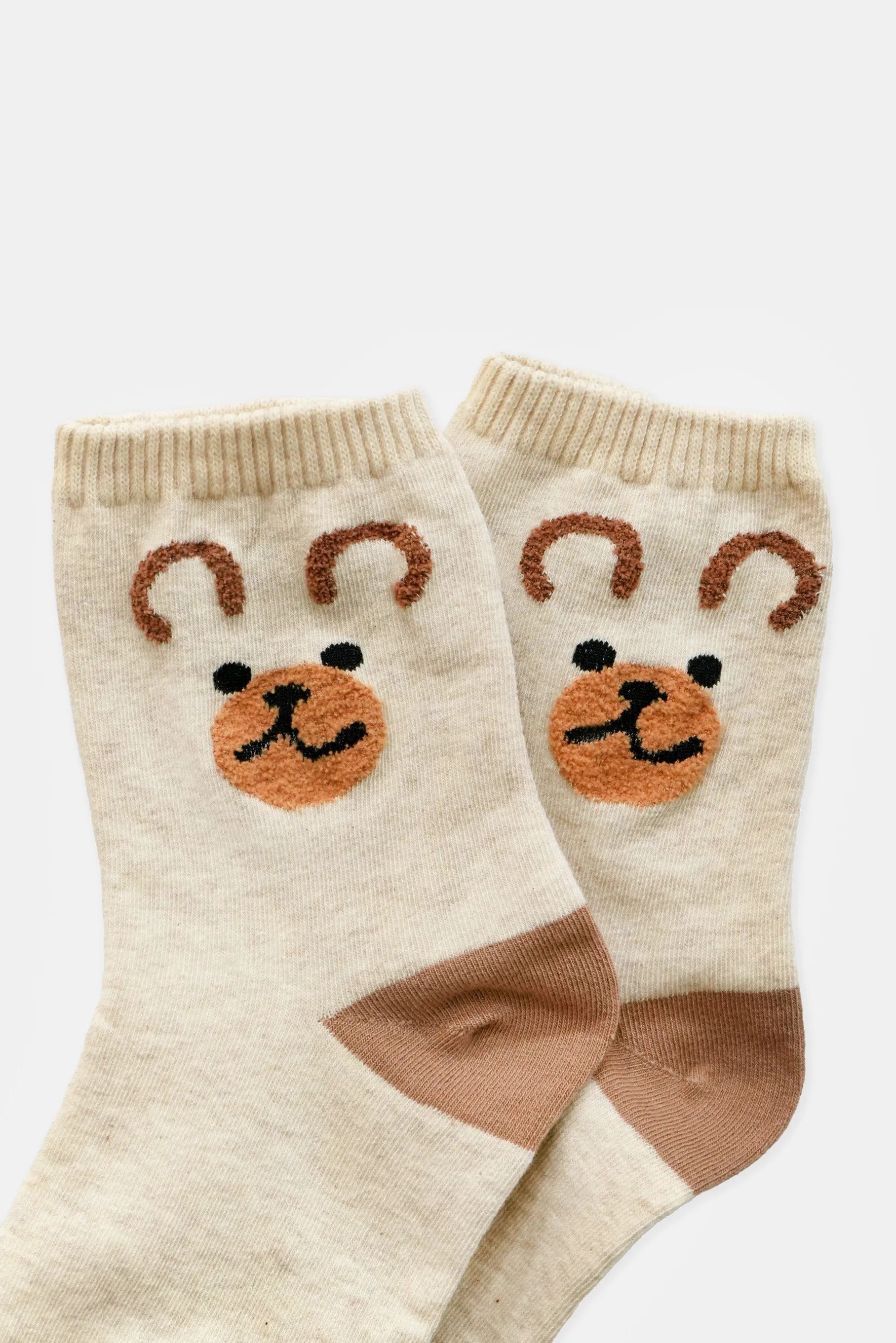 Beary Socks Socks, Beige