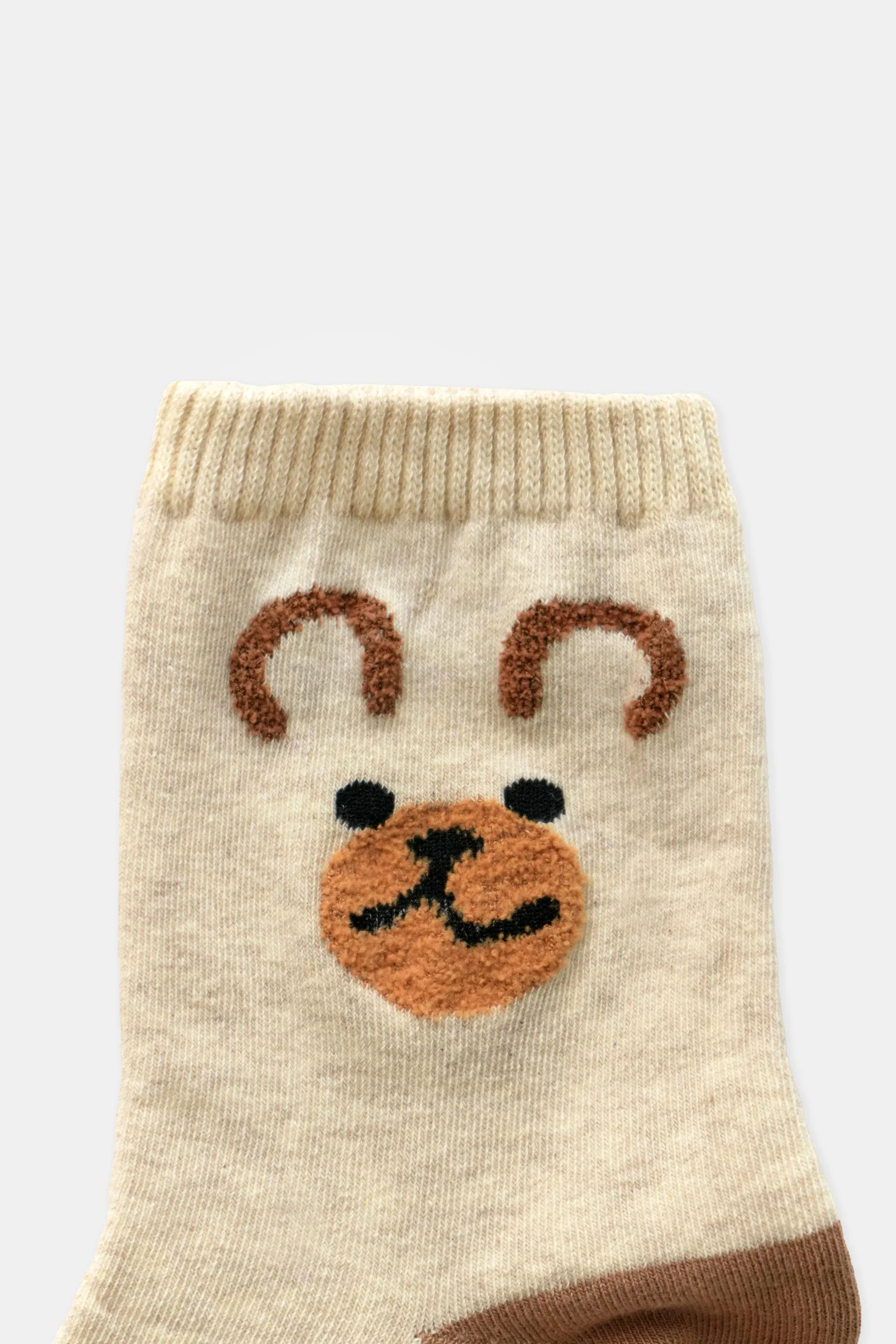 Beary Socks Socks, Beige