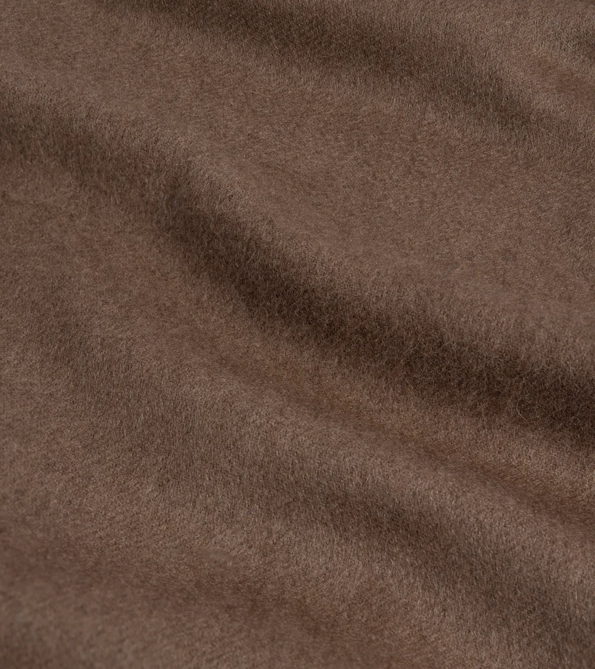 Begg x Co Arran Solid Cashmere Scarf: Mink