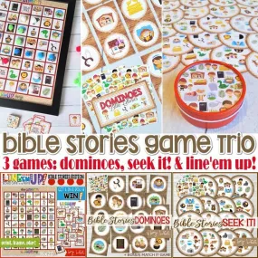 Bible Stories GAME TRIO PRINTABLE