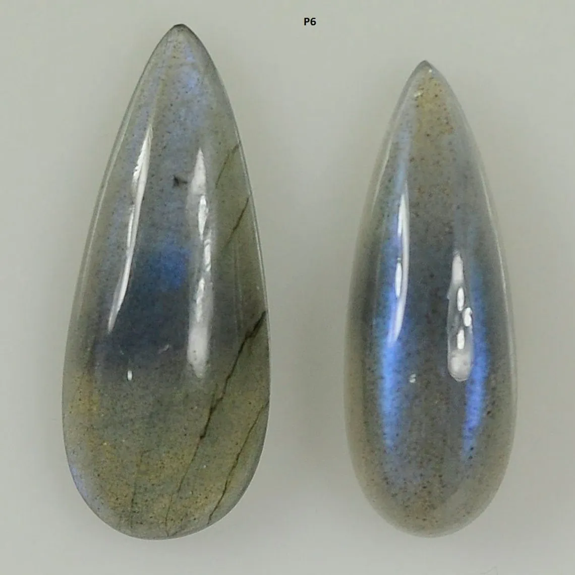 BLUE LABRADORITE Gemstone Cabochon : Natural Untreated Unheated Labradorite Multi Shapes Cabochon Pair/2pcs (With Video)