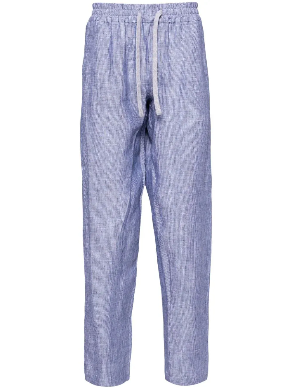 Bonifacio Striped Tapered Linen Trousers