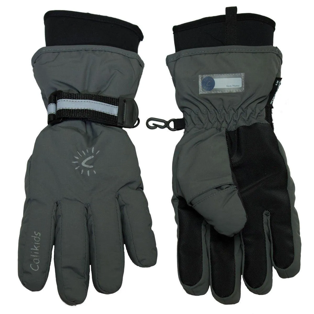 Calikids Waterproof Gloves - Charcoal Grey