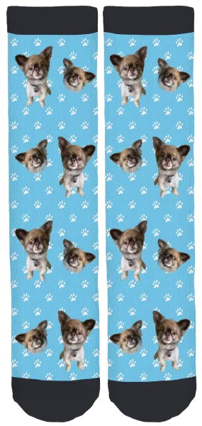 Chewbacca the Chihuahua Crew Socks