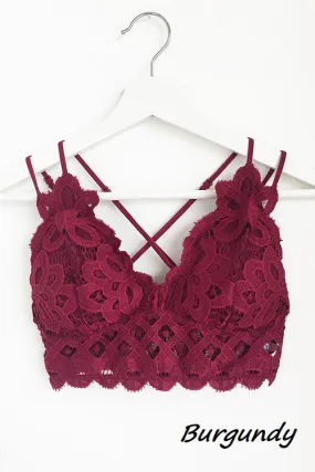 Christian Bralette- Burgundy