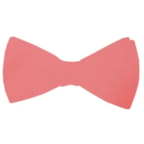 Coral Pink Bow Ties