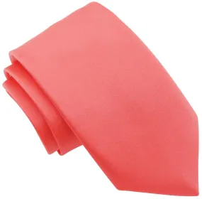 Coral Pink Boys Ties