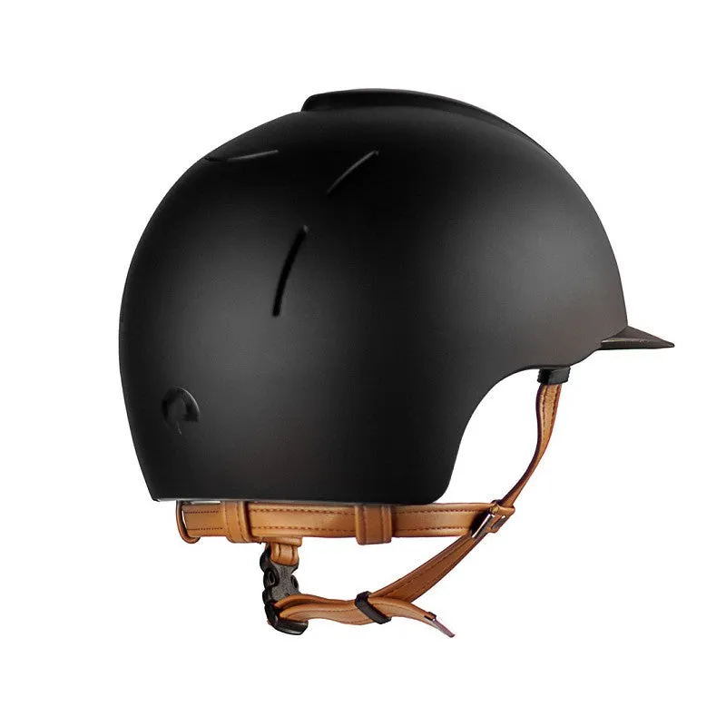 Cromo Smart Helmet with Beige Chin Strap