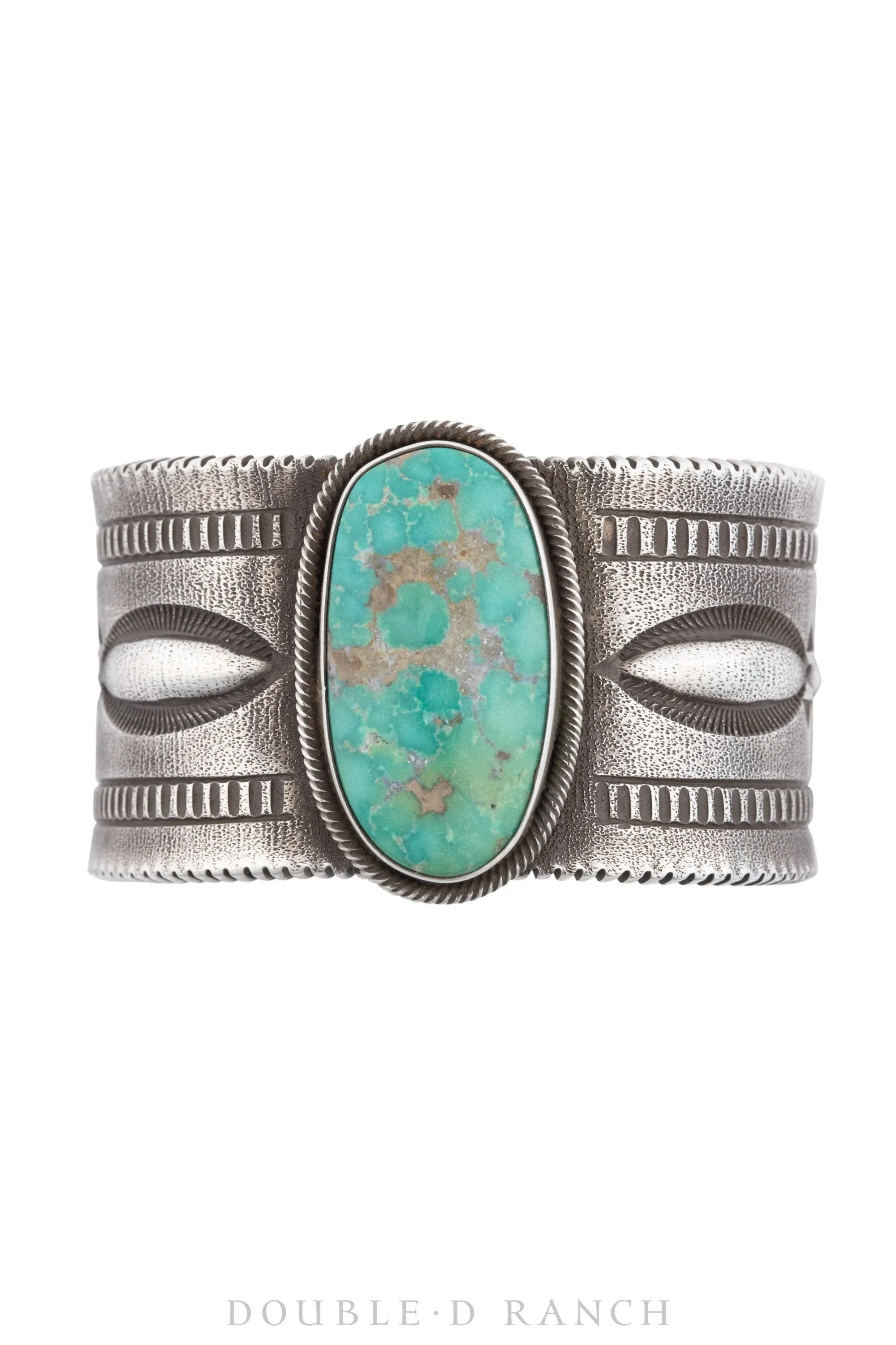 Cuff, Stampwork, Turquoise, Hallmark, Contemporary, 3522