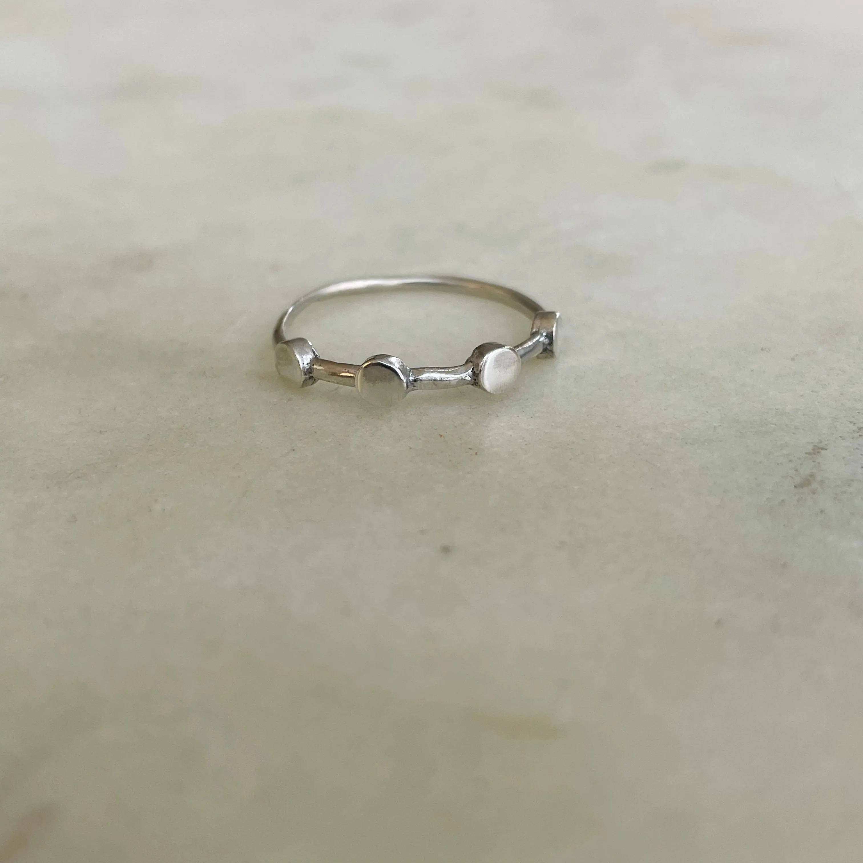 DOT TO DOT RING — NO STONE