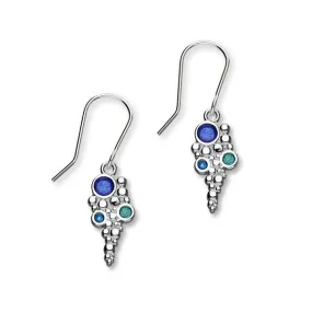 Drofn Sterling Silver Drop Earrings - EE628