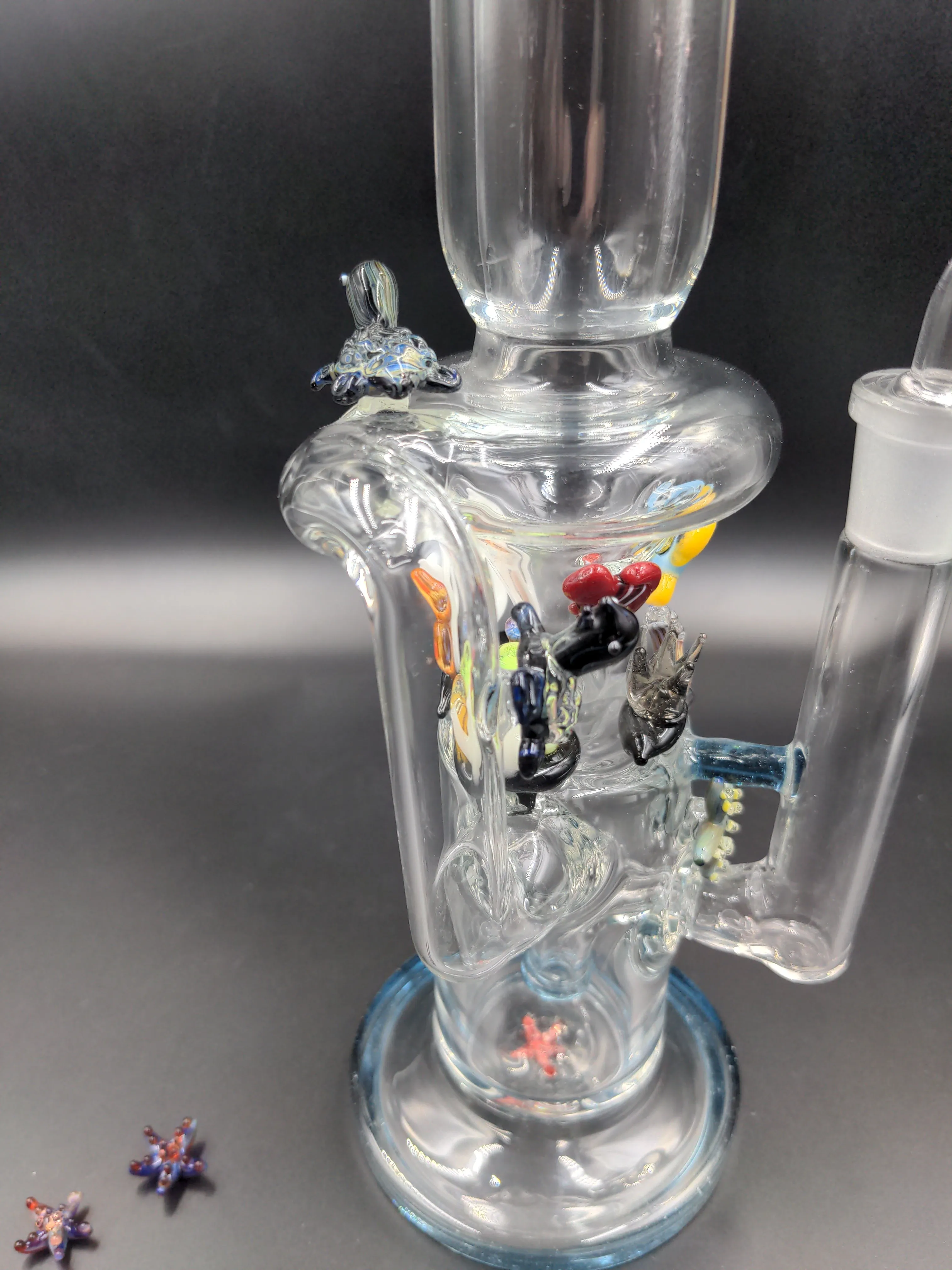 Empire Glassworks Under The Sea Recycler w/ Banger, Cap and Pearls