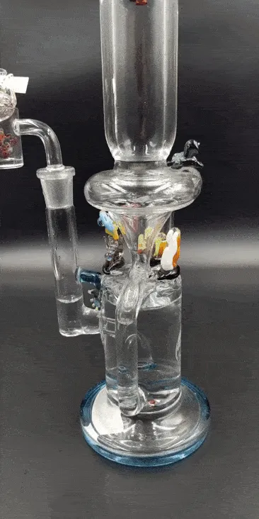 Empire Glassworks Under The Sea Recycler w/ Banger, Cap and Pearls