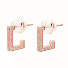 ER246RG B.Tiff L-Bar Stainless Steel Earring