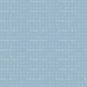 Fabric BLUE ESCAPE COASTAL PLUS SIGN BLUE from Riley Blake Designs, C14515 BLUE