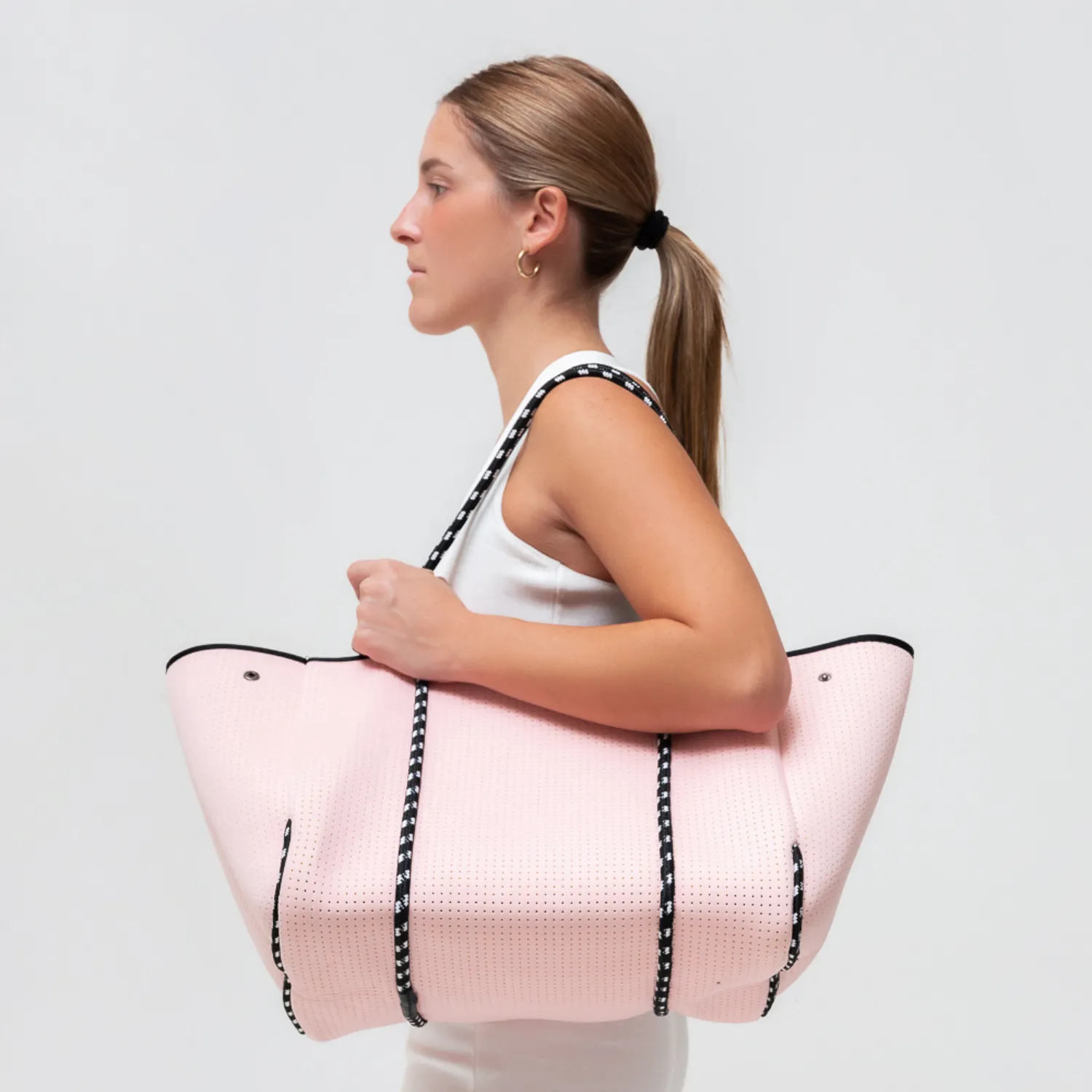 FLAP CROSSBODY   EVERYDAY TOTE - PRETTY IN PINK