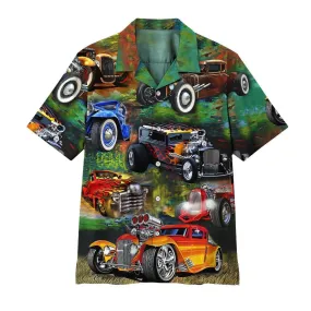 Gearhuman 3D Hot Rod Awesome Hawaii Shirt