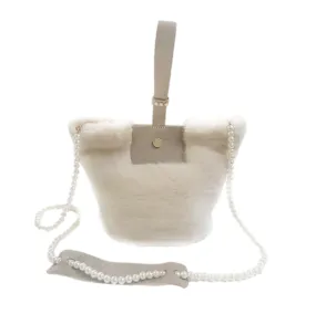 Grande Shearling Pearl Bag