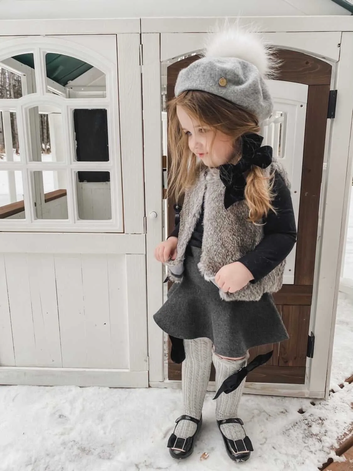 Grey Rabbit Vest