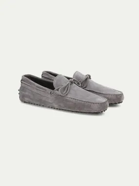 Grey Suede Driving Shoes