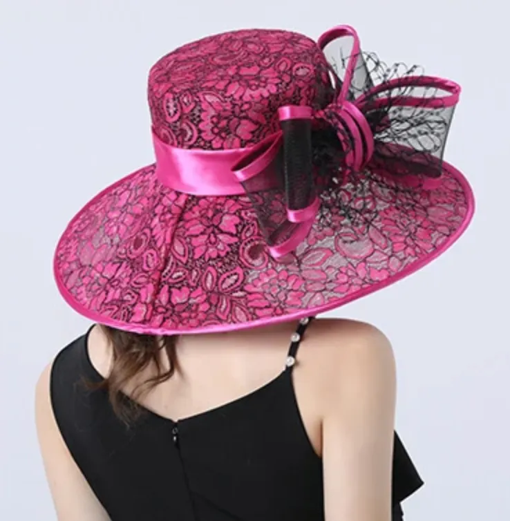 Hat Queen Santha (Fuchsia)