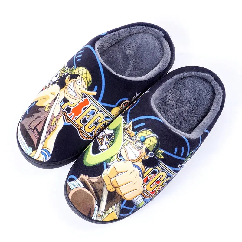 Japanese Anime ONE PIECE Winter House Slippers (2)