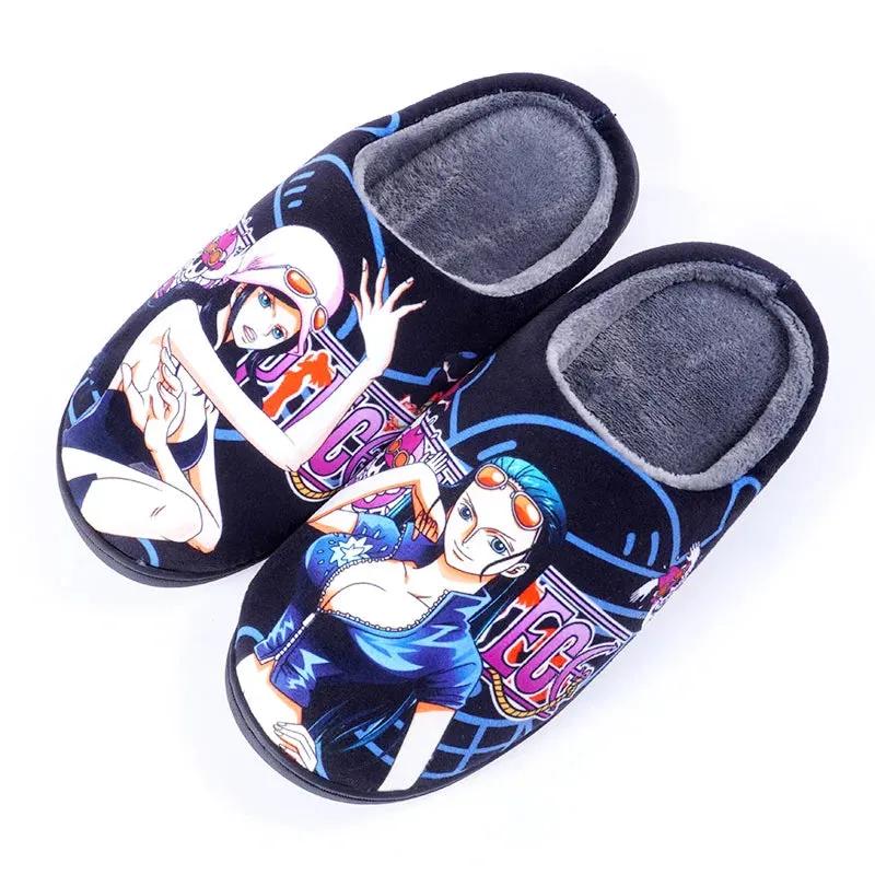 Japanese Anime ONE PIECE Winter House Slippers (2)