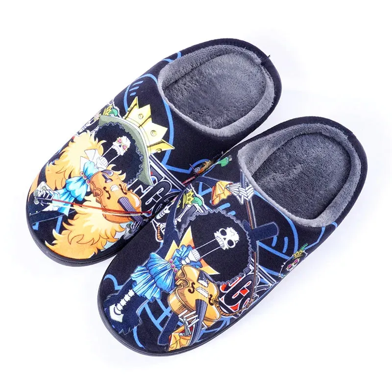 Japanese Anime ONE PIECE Winter House Slippers (2)