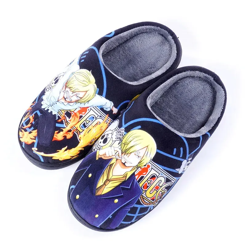 Japanese Anime ONE PIECE Winter House Slippers (2)