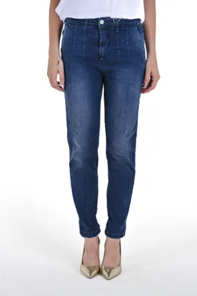 Jeans donna slim Sonia Marmorizzato SS24