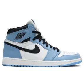 Jordan 1 High  White University Blue Black