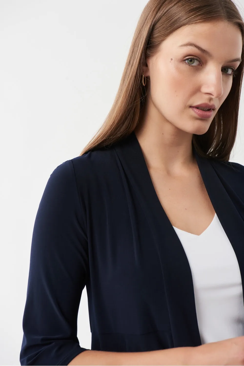 Joseph Ribkoff Longline Jacket - Midnight Blue 201547