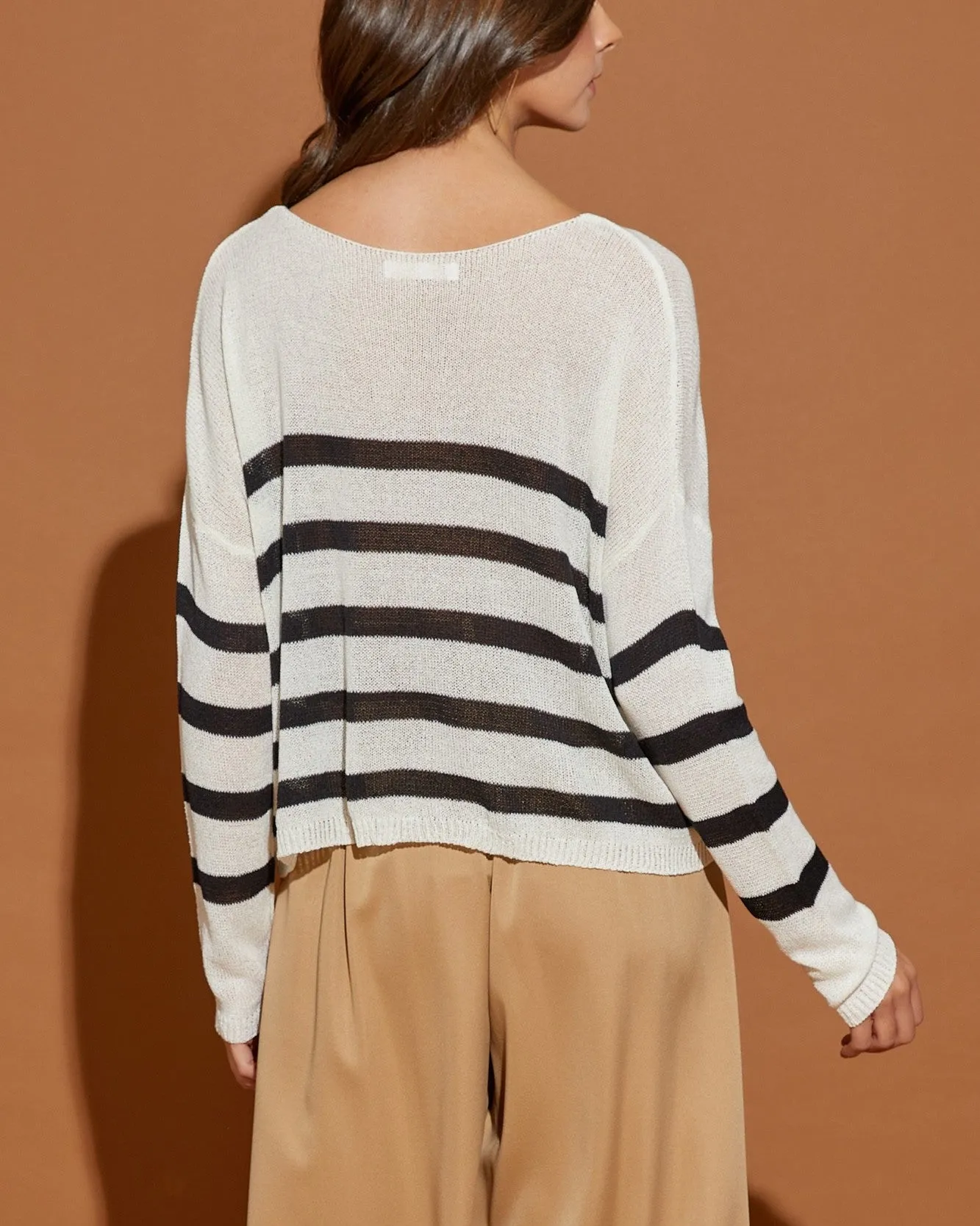 Lainey Knit Stripe Pullover