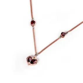 Love Song Necklace [Red gems]