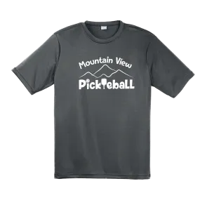 Mountain View Pickleball Club | Men's Short Sleeve Pickleball Shirt | 100% Polyester