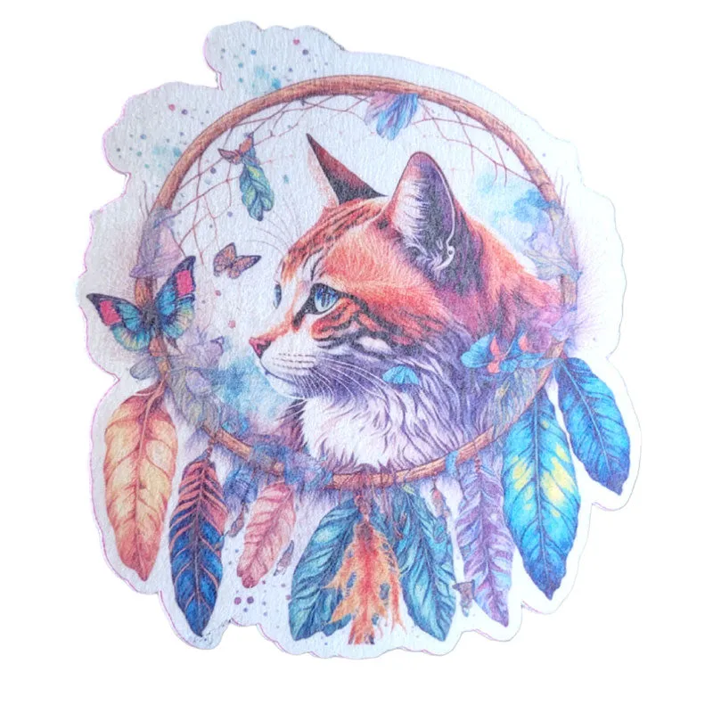 No cutout Silly Patch: Cat dreamcatcher