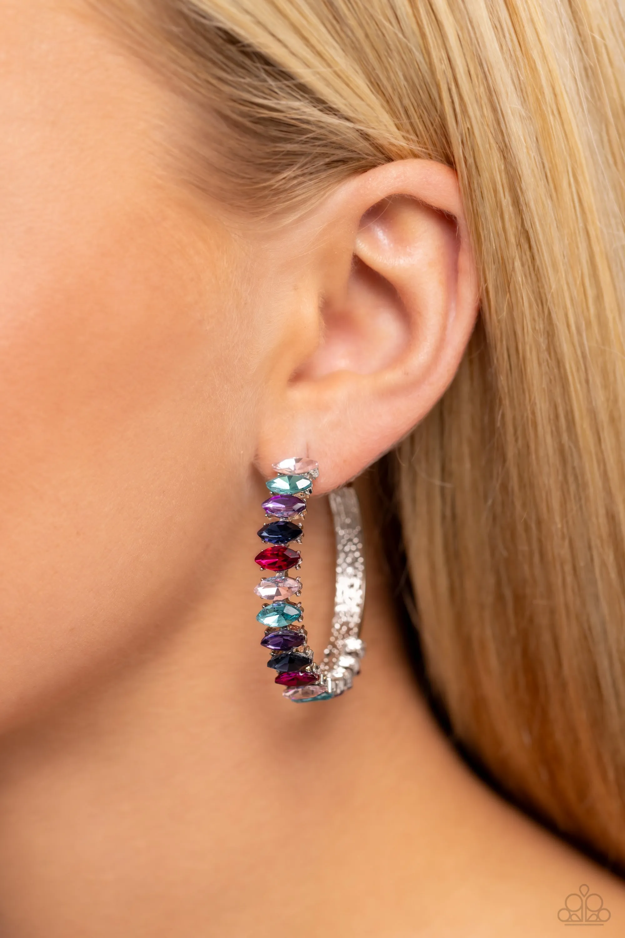 Paparazzi Rainbow Range Multi 097XX Post Earrings