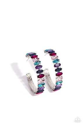 Paparazzi Rainbow Range Multi 097XX Post Earrings