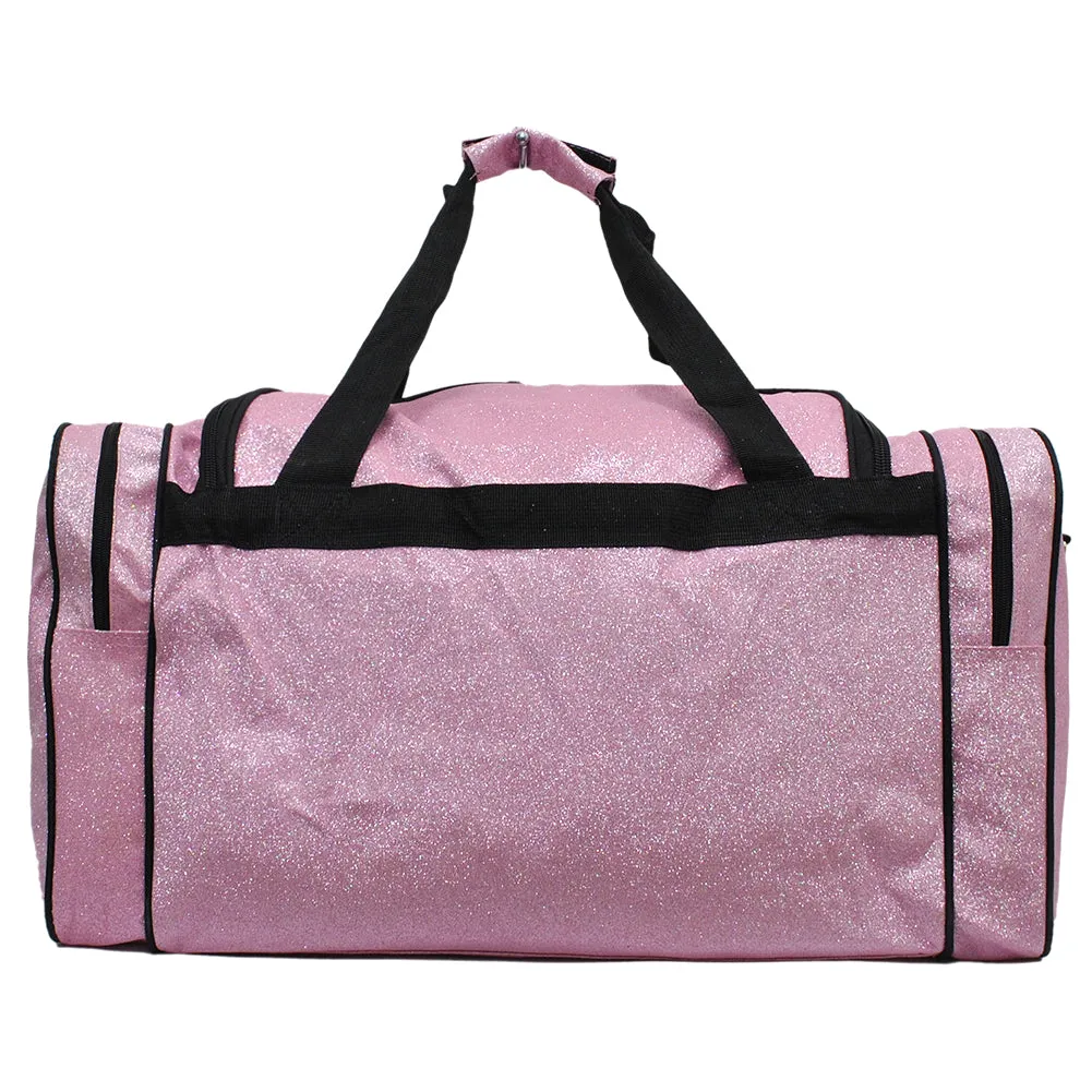 Pink Glitter NGIL Canvas 23" Duffle Bag