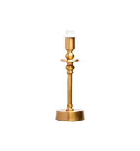 Pooky Round Brass Rechargeable Table Lamp