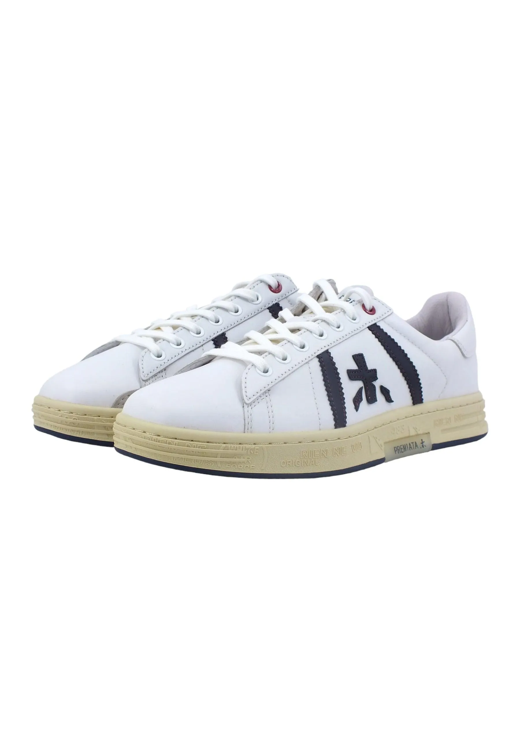 PREMIATA Sneaker Uomo White Blue RUSSELL-6431